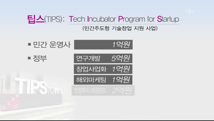 대구경북TBC)대구에 팁스 최초 도입, 투자 유치 단비 - 뉴스 썸네일 이미지